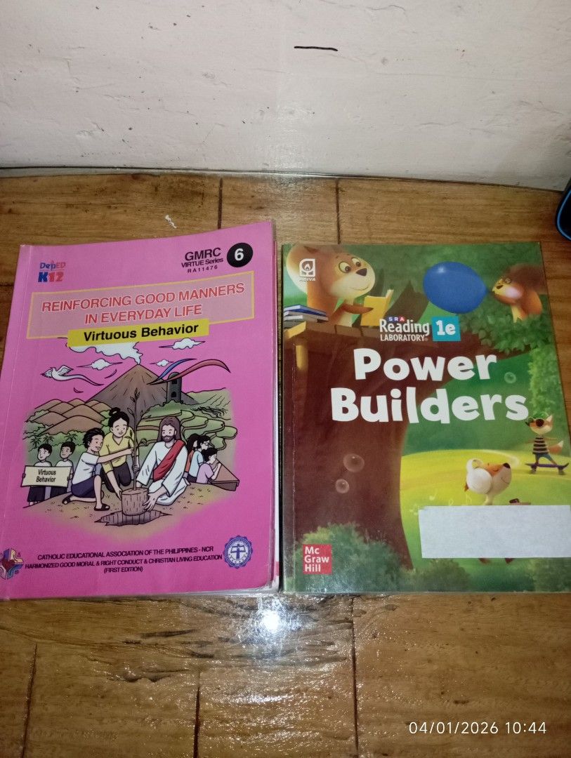 Grade 6 Textbooks (Category: Textbooks) located in Imus. Submitted by momandk (Listing ID 1443506112, Image 3). Description: - Bundle of Grade 6 textbooks from Phoenix Publishing. - Subjects include Filipino, English, MAPEH, Math, and more. - No writing/markings inside. - Like new/Excellent condition - Please check photos for specific titles and detailed condition..