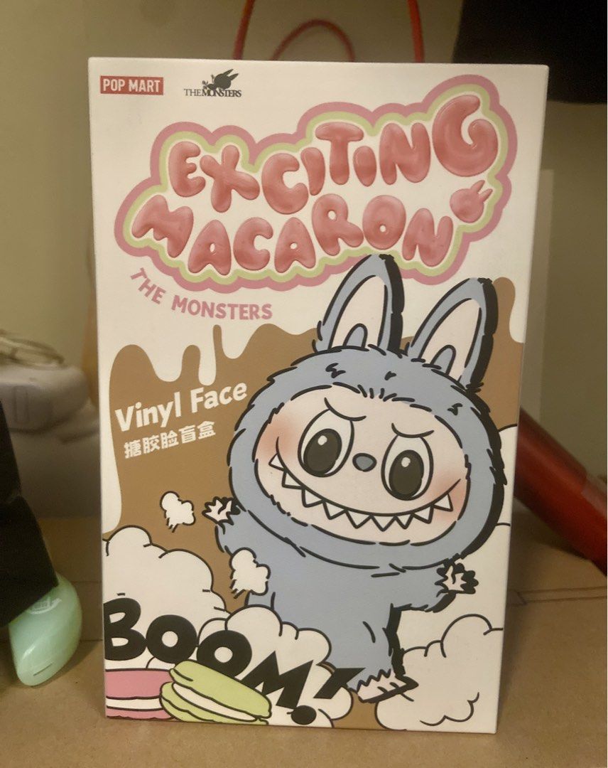 POP MART Green Grape Labubu Doll Secret Edition (Category: Designer & Blind Box Toys) located in Quezon City. Submitted by codyyyyarcega (Listing ID 1443556835, Image 2). Description: - POP MART The Monsters Exciting Macaron Vinyl Face blind box - Collectible toy RFS: Not a fan, got it as a gift.