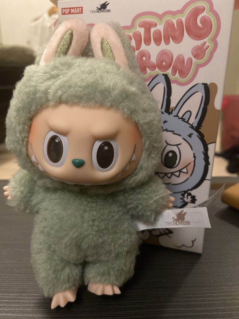 POP MART Green Grape Labubu Doll Secret Edition (Category: Designer & Blind Box Toys) located in Quezon City. Submitted by codyyyyarcega (Listing ID 1443556835, Image 1). Description: - POP MART The Monsters Exciting Macaron Vinyl Face blind box - Collectible toy RFS: Not a fan, got it as a gift.