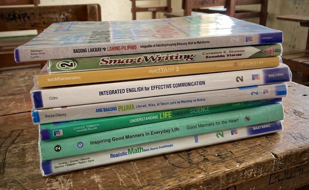 Preloved Grade 2 Textbooks (8 Pieces) (Category: Textbooks) located in Las Pinas. Submitted by theblackmamba_24 (Listing ID 1443512441, Image 1). Description: 📦 For Sale 📚Preloved Grade 2 Textbooks ▪️Eight (8) Textbooks 💰Php 2,499.00 / TAKE ALL ✅ Authentic ✅ Slightly Used ✅ Original Price P6500 📍Manila.