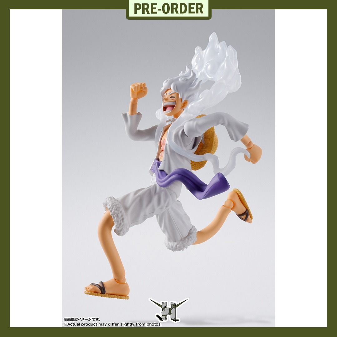 PRE-ORDER!! s.h.figuarts monkey.d.luffy -GEAR5- (Category: Figurines & Statues) located in Quezon City. Submitted by figsnkits (Listing ID 1443535370, Image 1). Description: PRE-ORDER!! Tamashii Nations: S.H.Figuarts MONKEY.D.LUFFY -GEAR5- Pre-order price: Php 3,240 Min. DP: Php 800 (new) Php 600 (return customers) SRP: Php 3,600 Deadline: Jun 15, 2026 or until PO slots are full Estimated Time of Arrival: Oct 2026 (ESTIMATE ONLY: can change witho