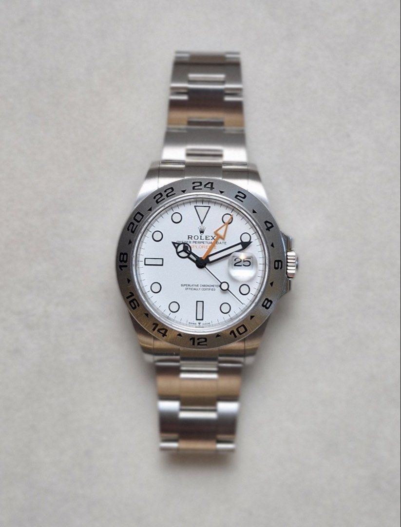 Rolex Explorer II Polar White Dial (Category: Luxury Watches) located in San Juan City. Submitted by rhyswatchph (Listing ID 1443655561, Image 1). Description: Rolex Explorer II Polar 42mm 226570 Year 2023 Full Set Condition 9.8/10 700,000 .