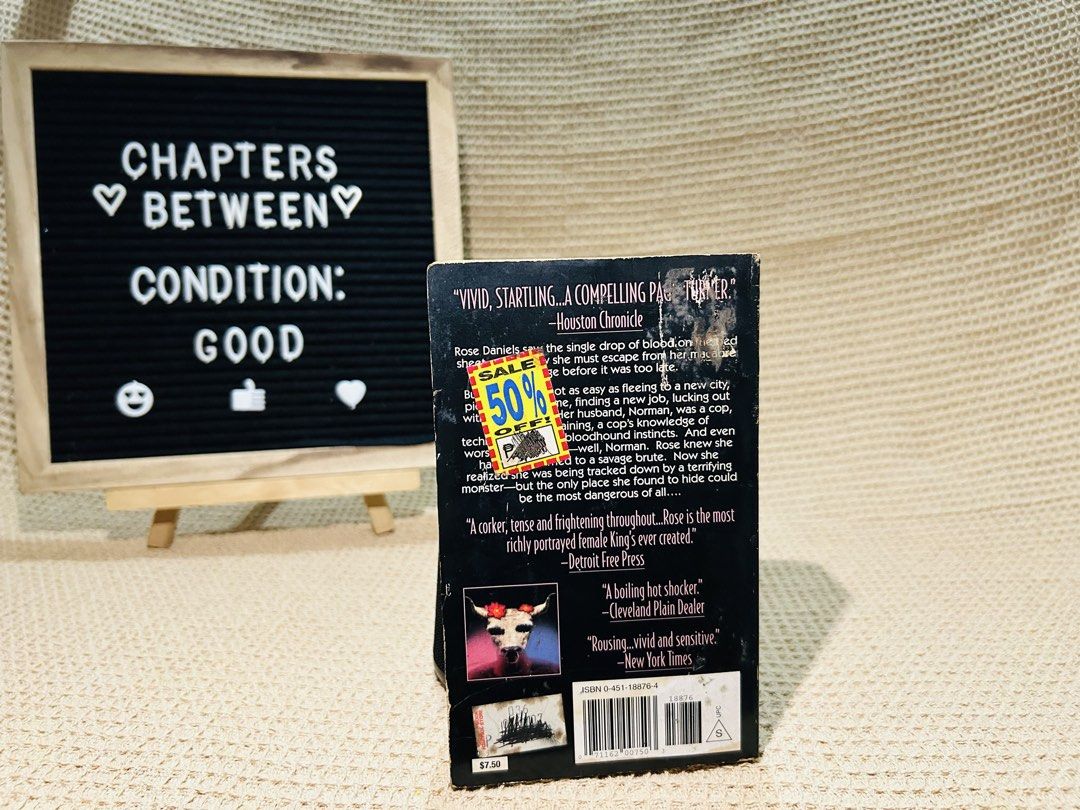 Rose Madder | Stephen King (Category: Storybooks) located in Paranaque City. Submitted by chapters_between (Listing ID 1443646830, Image 2). Description: First signet printing September 1983.
