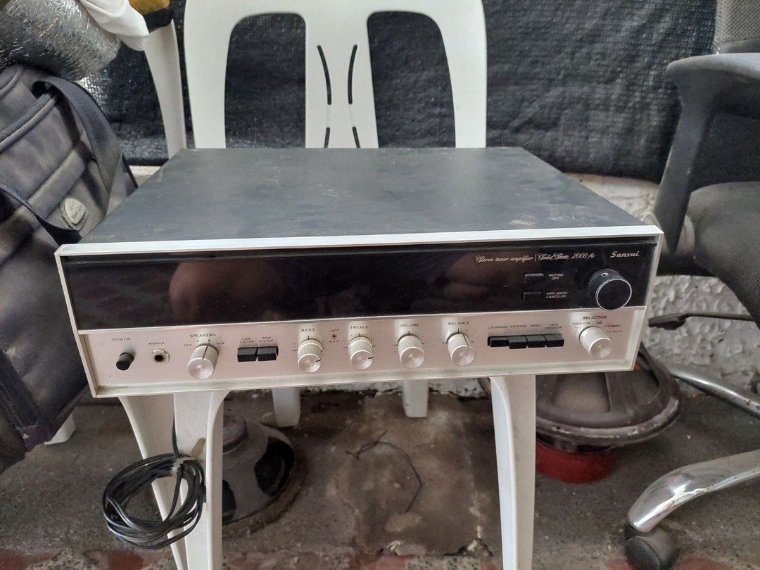 Sansui 2000A Stereo Receiver (Category: Soundbars, Speakers & Amplifiers) located in Bulacan. Submitted by singlenote (Listing ID 1443509242, Image 1). Description: - Vintage Sansui 2000A stereo receiver amplifier - Inputs: Phono, Aux, Tape - Connections: Pre-out, Main-in - Speaker Outputs: System A & System B - Tested and confirmed working - Ideal for vintage audio enthusiasts -220volts issue: no original cover selling as is.