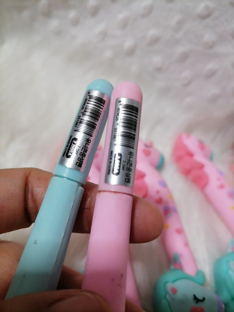 Silicone Unicorn-Themed Gel Pen (Category: Everything Else Others) located in Butuan. Submitted by az-branded.items (Listing ID 1443660607, Image 3). Description: They're so cute Brand new From Japan Php 50 each.