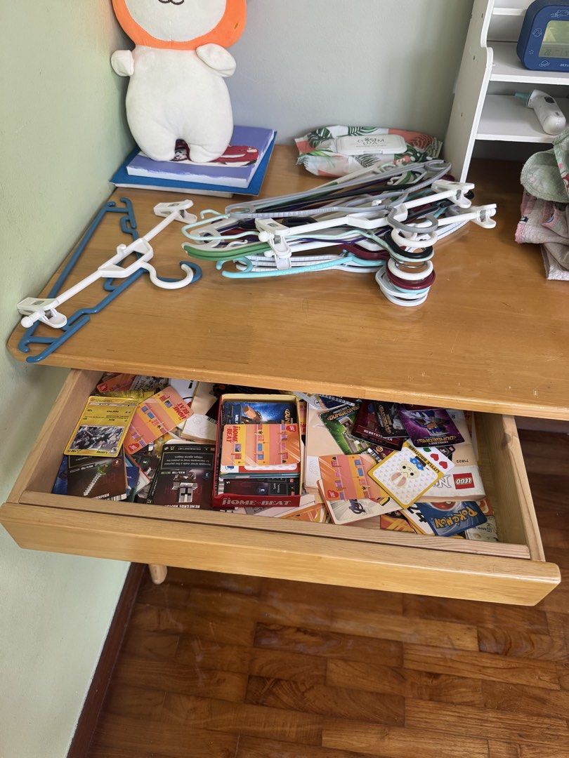 Solid Wood Study Table (Category: Tables & Sets) located in Singapore. Submitted by nasong34055 (Listing ID 1443556564, Image 3). Description: * Length: 120 cm * Width: 60 cm * Height: 75 cm * 1 Drawer: 50 cm (W) × 6 cm (H) * Solid wood construction * Good condition * Suitable for study room, bedroom or home office.