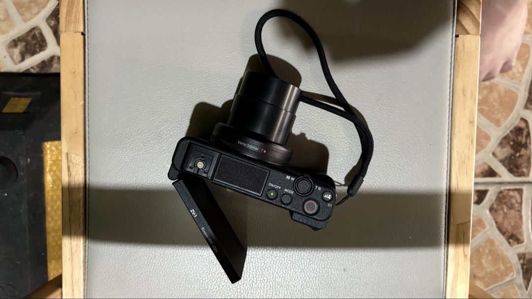 Sony ZV-1 Camera (Category: Cameras) located in Quezon City. Submitted by lloydsantos29 (Listing ID 1443670391, Image 3). Description: Bought last Q4 2025. Used only for a very few times. Includes accessories—extra battery, batt charger, mini tripod, and vlogging mic—seen in the photos. Flip screen with protector already. Price is negotiable. Can do meet-ups around Sta Rosa, Alabang, Makati, Ortigas..