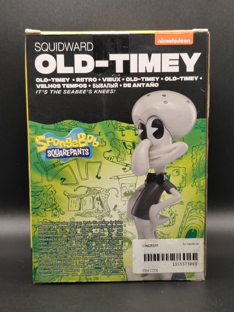 SpongeBob SquarePants Old-Timey Figures - Patrick & Squidward (Category: Figurines & Statues) located in Rizal. Submitted by royalty1998 (Listing ID 1443675679, Image 3). Description: - Set of SpongeBob SquarePants Old-Timey collectible figures - Includes Patrick and Squidward - Features a unique retro design - Comes in original packaging - Ideal for SpongeBob fans and collectors - A great addition to any collection - 700 each .