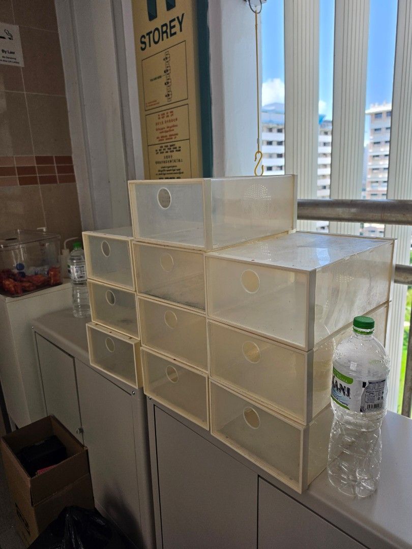 Stackable Clear Plastic Storage Boxes with Drawers483766037234984960