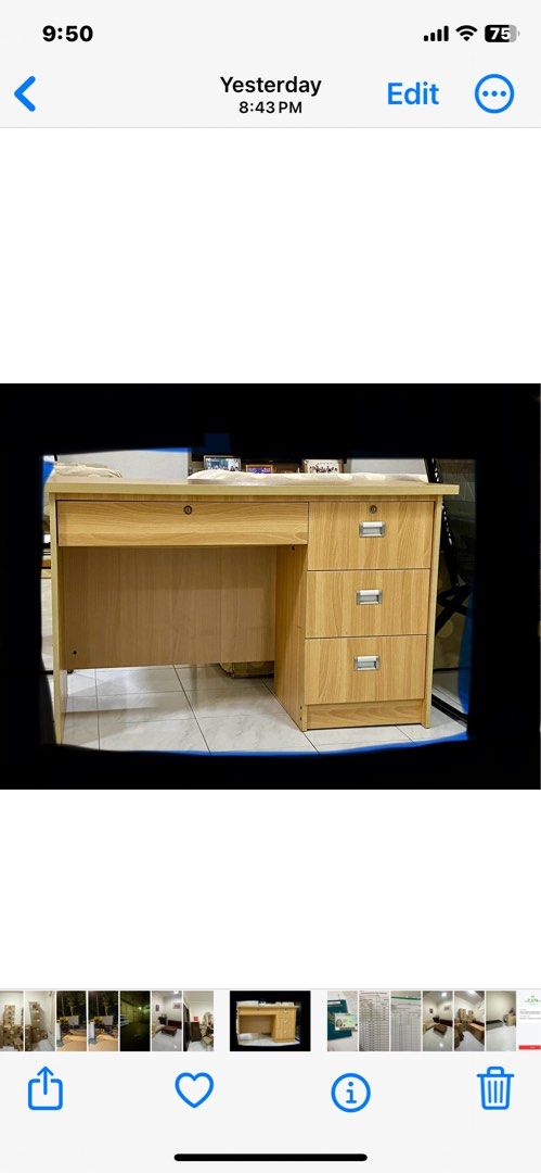 Study Table (Category: Tables & Sets) located in Singapore. Submitted by snowflake321 (Listing ID 1443507959, Image 1). Description: Study table for sale ! Lightly used. Good quality wood, very sturdy. Priced to clear asap ! First come basis. As in condition. Self collect. .