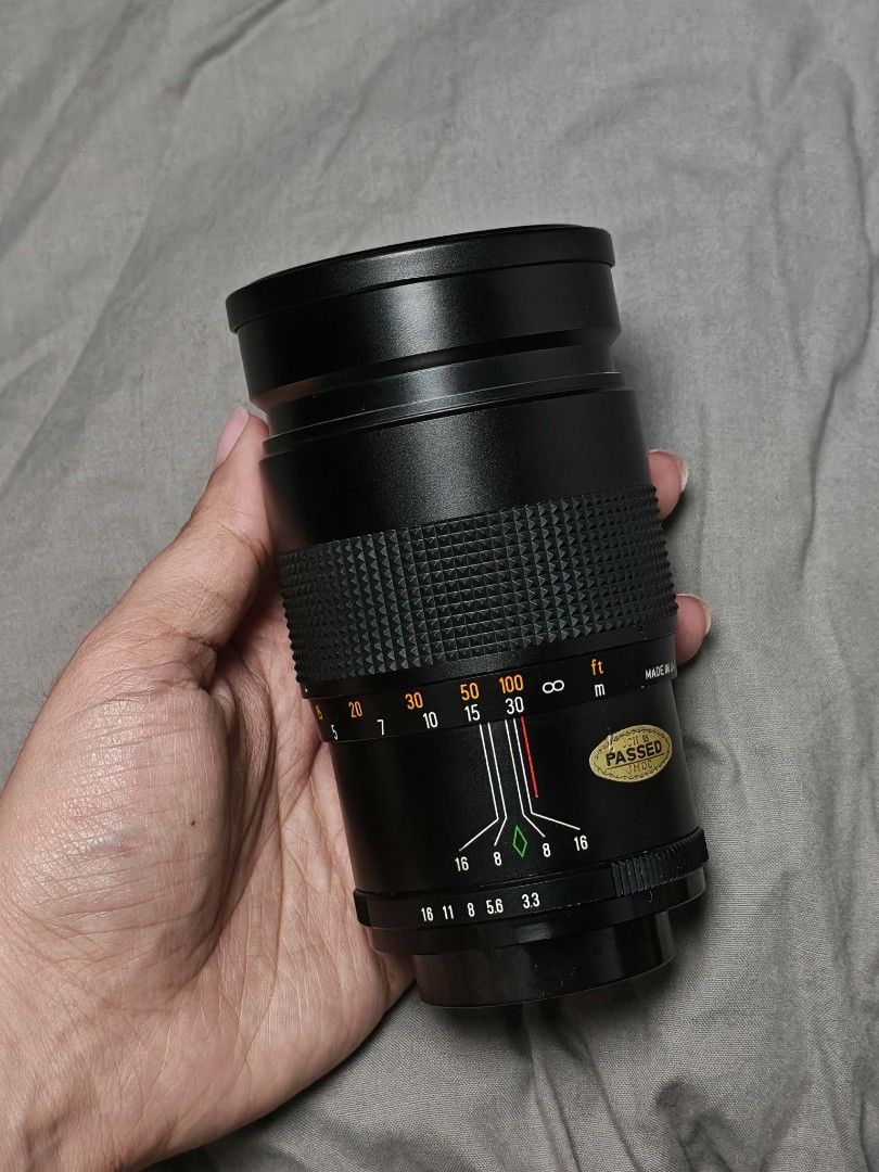 Super Paragon 200mm PMC ( Budget 200m) (Category: Cameras) located in Manila. Submitted by rgr.ink (Listing ID 1443576134, Image 1). Description: - Super Paragon 12x MC zoom lens Budget 200m lens - Versatile focal length: 70mm to 210mm - Clearly marked aperture settings - Smooth focus and zoom rings - Lens cap included - Ideal for various photography needs qc area lala move/jnt/lbc buyer shoulders shipping fee.