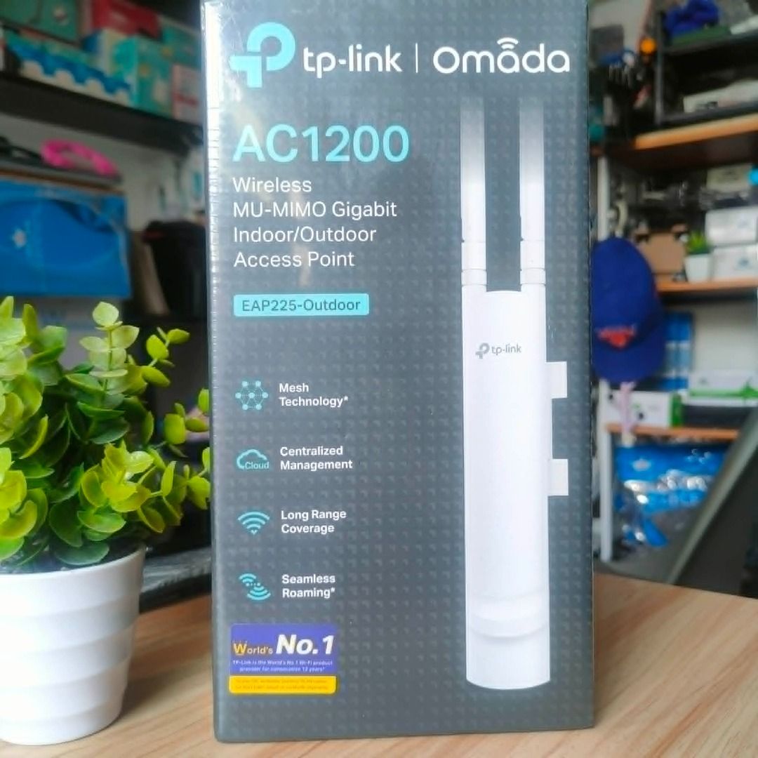 TP-Link EAP225-Outdoor AC1200 MU-MIMO Access Point 🔥🌐 (Category: Networking) located in Santa Maria. Submitted by victorioustech (Listing ID 1443512298, Image 2). Description: 📶 Extend powerful WiFi coverage indoors and outdoors! TP-Link EAP225-Outdoor AC1200 MU-MIMO Access Point 🔥🌐 ✅ AC1200 Dual-Band WiFi ✅ MU-MIMO Technology ✅ Long Range Wireless Coverage ✅ Indoor & Outdoor Deployment ✅ Mesh Technology Support ✅ Seamless Roaming ✅ Centrali