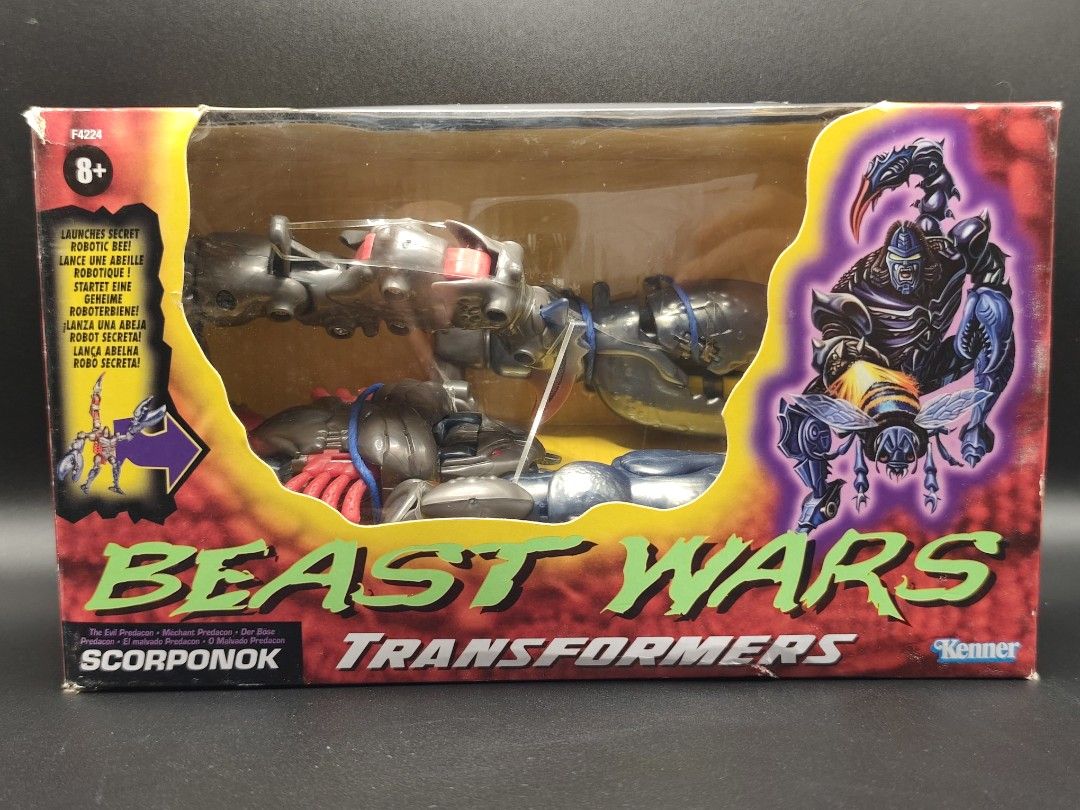 Transformers Beast Wars Scorponok Kenner Toy (Category: Action & Battle Toys) located in Rizal. Submitted by royalty1998 (Listing ID 1443675776, Image 1). Description: - Original Transformers Beast Wars Scorponok toy - From Kenner - Includes original packaging - Box shows some wear - Ideal for collectors.