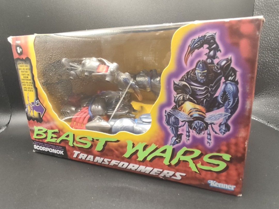 Transformers Beast Wars Scorponok Kenner Toy (Category: Action & Battle Toys) located in Rizal. Submitted by royalty1998 (Listing ID 1443675776, Image 2). Description: - Original Transformers Beast Wars Scorponok toy - From Kenner - Includes original packaging - Box shows some wear - Ideal for collectors.