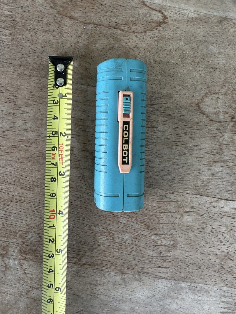 Vintage Colbot Transforming Pencil Sharpener Toy (Category: Vintage Collectibles) located in Mandaluyong City. Submitted by collectorsobsessions (Listing ID 1443667957, Image 3). Description: - Made from plastic. - Sharpener not working anymore. - Ballpen hands have no ink. - Comes as is, what you see is what you get. - PRICE: P350.