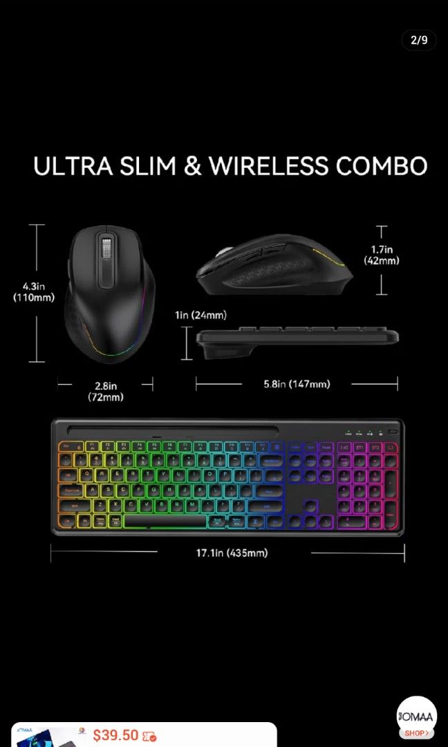 WIRELESS KEYBOARD AND MOUSE SET483767092563814401