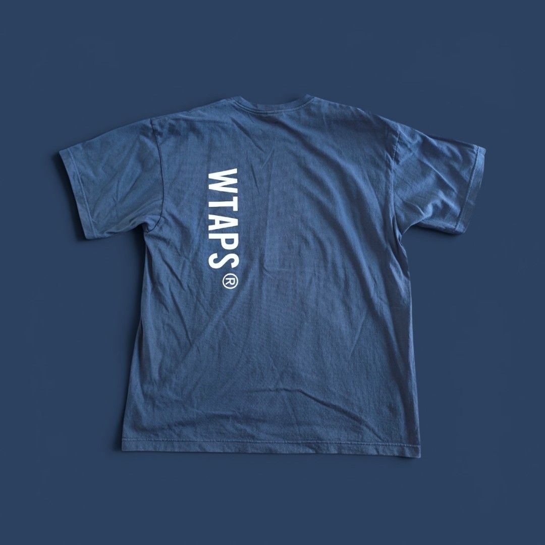 WTAPS Tee (Category: Tshirts & Polo Shirts) located in Kuala Lumpur. Submitted by 4SIGnature (Listing ID 1443546839, Image 2). Description: Size: 03 (Fits XL) 100% authentic, proxy from Japan Navy label.