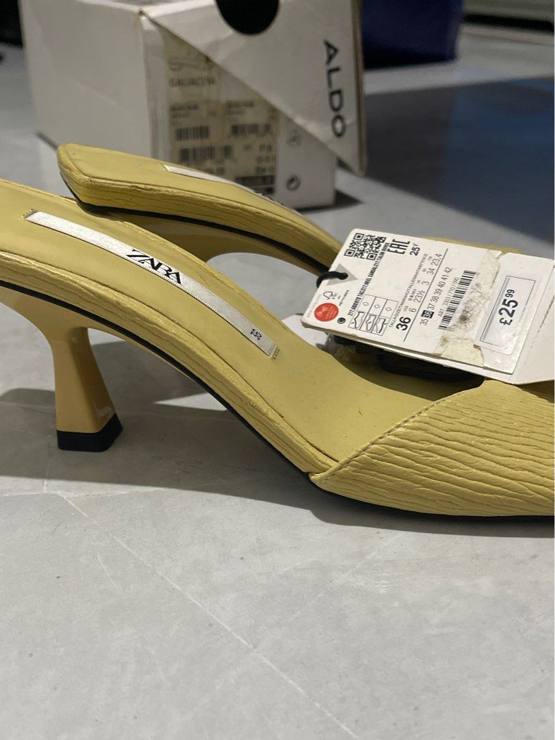ZARA Kitten Heel Sandals (Category: Sandals) located in Iloilo. Submitted by nomadcloset (Listing ID 1443625820, Image 2). Description: There are some minor flaws from storage, which is why i'm selling them at a lower price. .