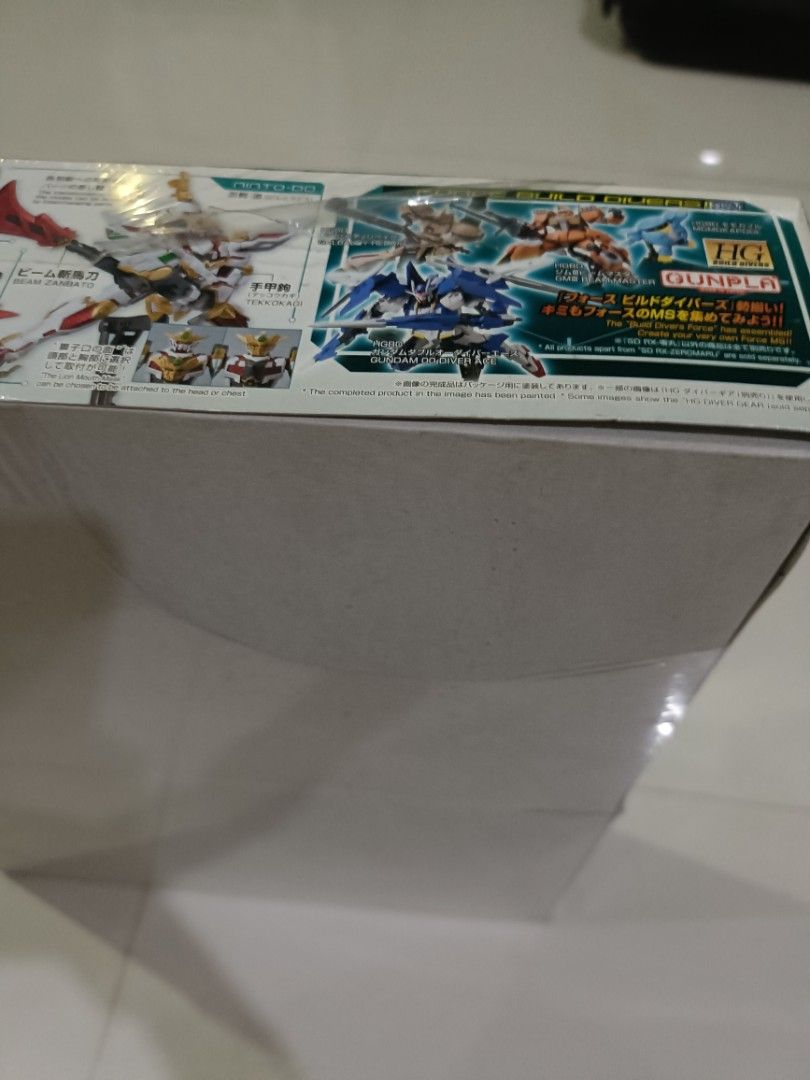 2-in-1 RX-Zeromaru Gundam Model kits (Category: Gundam Model Kits) located in Singapore. Submitted by how.ethan (Listing ID 1443877641, Image 2). Description: - Two Bandai SD RX-Zeromaru model kits - One Shinkikessho version included - Both kits are plastic sealed - Ideal for Gundam collectors and model builders Red Rx-Zeromaru kit's box is slightly dented and plastic seal has been broken at one corner ( See second image) Boxes themselves have ne