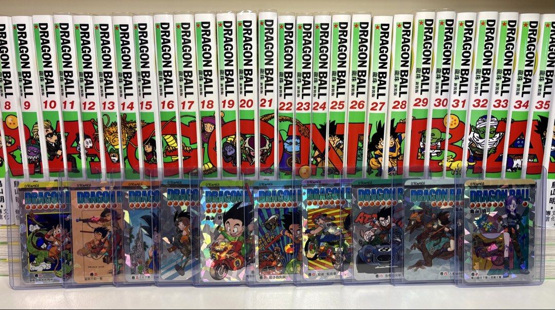 龍珠漫畫新裝版DRAGON BALL MANGA 1 - 42 期隨書封面閃卡Collectable