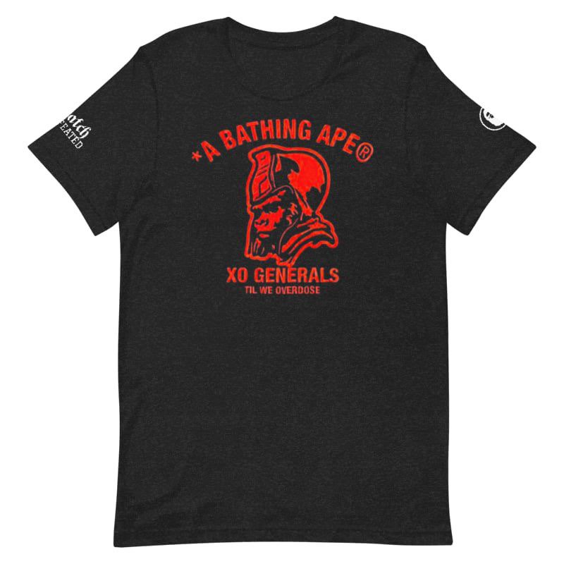 A Bathing Ape XO Generals T-Shirt, Men's Fashion, Tops & Sets, Tshirts ...