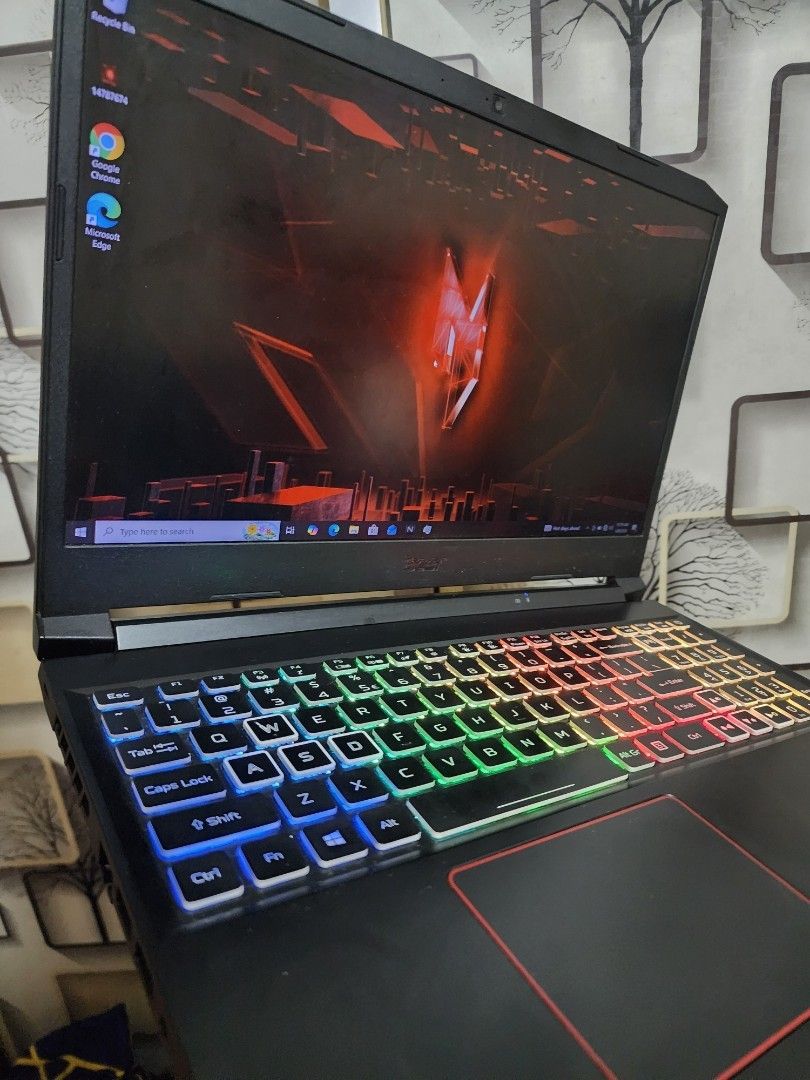 Acer Nitro i5 10TH GEN Gaming Laptop Rush (Category: Laptops & Notebooks) located in Caloocan City. Submitted by greatgadget2026 (Listing ID 1443836154, Image 1). Description: For sale Acer Nitro 5 Gaming Laptop Rush 16 inches Full HD 1080P IPS Display * 144 Hz REFRESH RATE * i5 10th Gen 16GB DDR4 RAM(Upgradeable upto 64GB) GPU 1: Intel Iris UHD Graphics GPU 2: Nvidia Geforce GTX1650Ti(4 GB) 256GB Nvme M.2 SSD(Fastboot) With 4 Zones MultiColored 