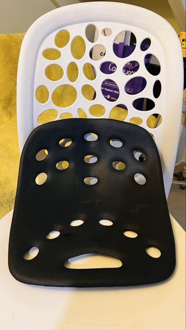 Backjoy Posture Plus Lumbar Support (Category: Braces, Support & Protection) located in Makati City. Submitted by giftidea123 (Listing ID 1443838555, Image 1). Description: - Backjoy Posture Plus Lumbar Support - Color: Black - Helps improve posture and relieve back pain - Lightweight and portable design - Easy to use on any chair (office or home) - Guaranteed authentic with hologram sticker.