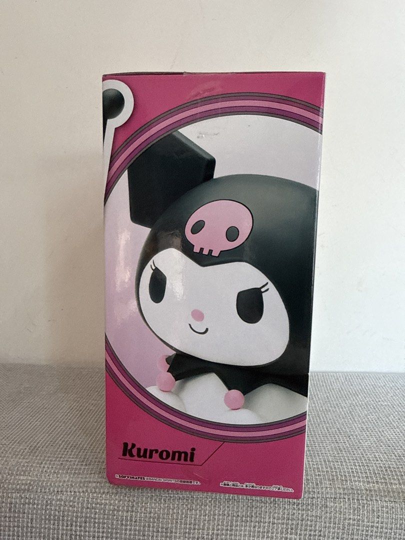 Bandai Banpresto SOFVIMATES Kuromi Figure (Category: Designer & Blind Box Toys) located in Singapore. Submitted by FCruise (Listing ID 1443704818, Image 2). Description: - Banpresto SOFVIMATES Kuromi Figure - "Black Ver." Sanrio character - Brand new in original packaging - Ideal for collectors and Kuromi enthusiasts.