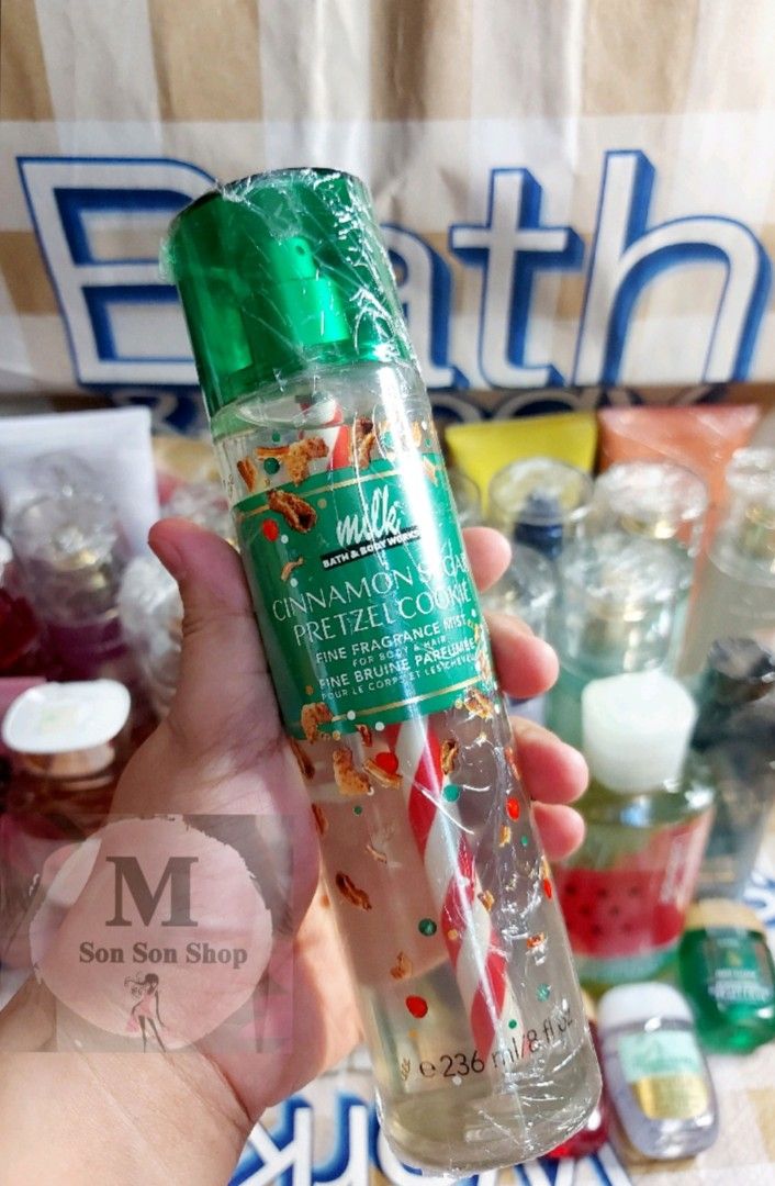 BBW (MILK COLLECTION) CINNAMON SUGAR PRETZEL COOKIE (Category: Fragrance & Deodorants) located in Manila. Submitted by msonsonshop (Listing ID 1416785736, Image 1). Description: Cinnamon Sugar Pretzel Cookie by Bath & Body Works is a Oriental Vanilla fragrance for women. TERMS AND CONDITIONS 👉FULL PAYMENT REQUIRED BEFORE SHIPPING 👉FOR PICK OR MEET UP CASH PAYMENT ONLY. 📌“PLEASE NO TO SCAMMERS". I’m just a small business owner selling to earn e