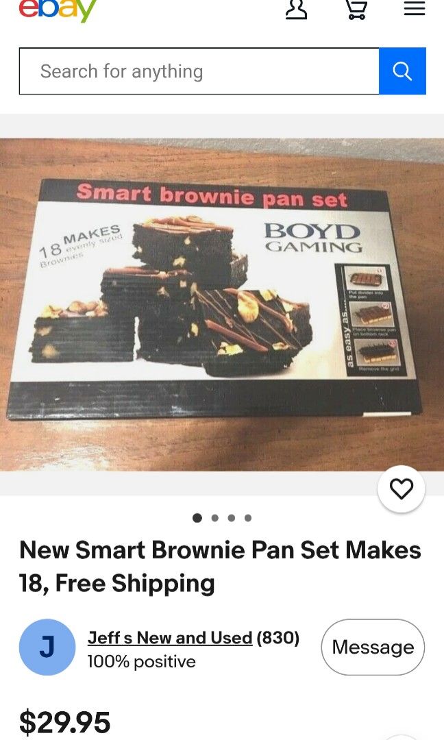 Brownie Pan Set (Category: Bakeware) located in Dagupan City. Submitted by tel.yna (Listing ID 1443720357, Image 3). Description: 📍 Pangasinan pm for more details.