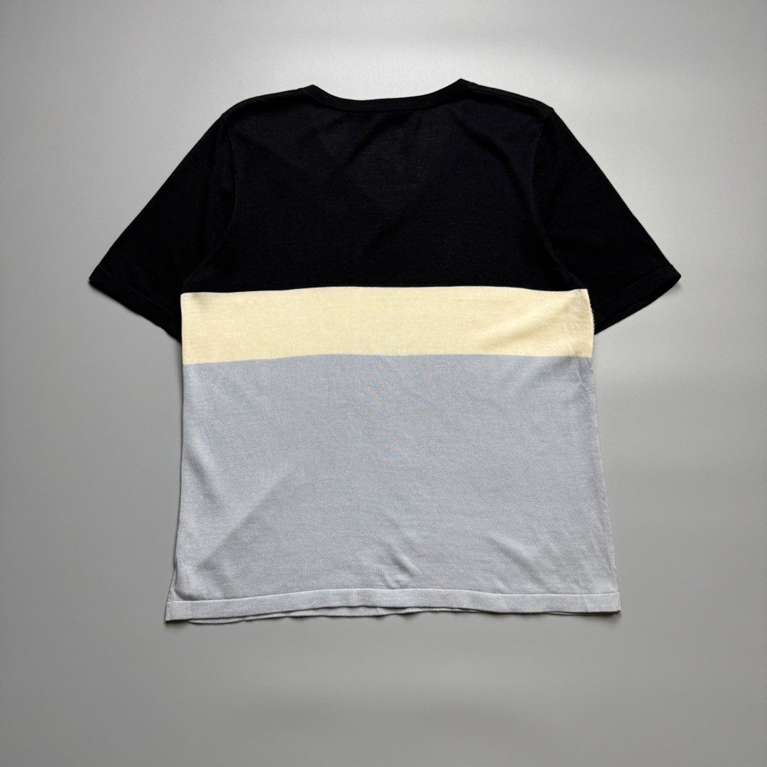 Brunello Cucinelli - Wool Tricolor Blouse (Category: Luxury Apparel) located in Quezon City. Submitted by japon_rose (Listing ID 1443847259, Image 2). Description: READ DESCRIPTION FIRST BEFORE YOU START A DEAL Womens/ Brunello Cucinelli - Wool Tricolor Blouse Color: Blue/ Black/ Beige Size: Medium Womens (Based on Dimensions) Length: 24.5 Width: 19 Shoulder: 15 Sleeves: 9.5 Hem: 19.5 (MEASURED IT BY INCHES) 9.5/10 Overall condition In Excellent 