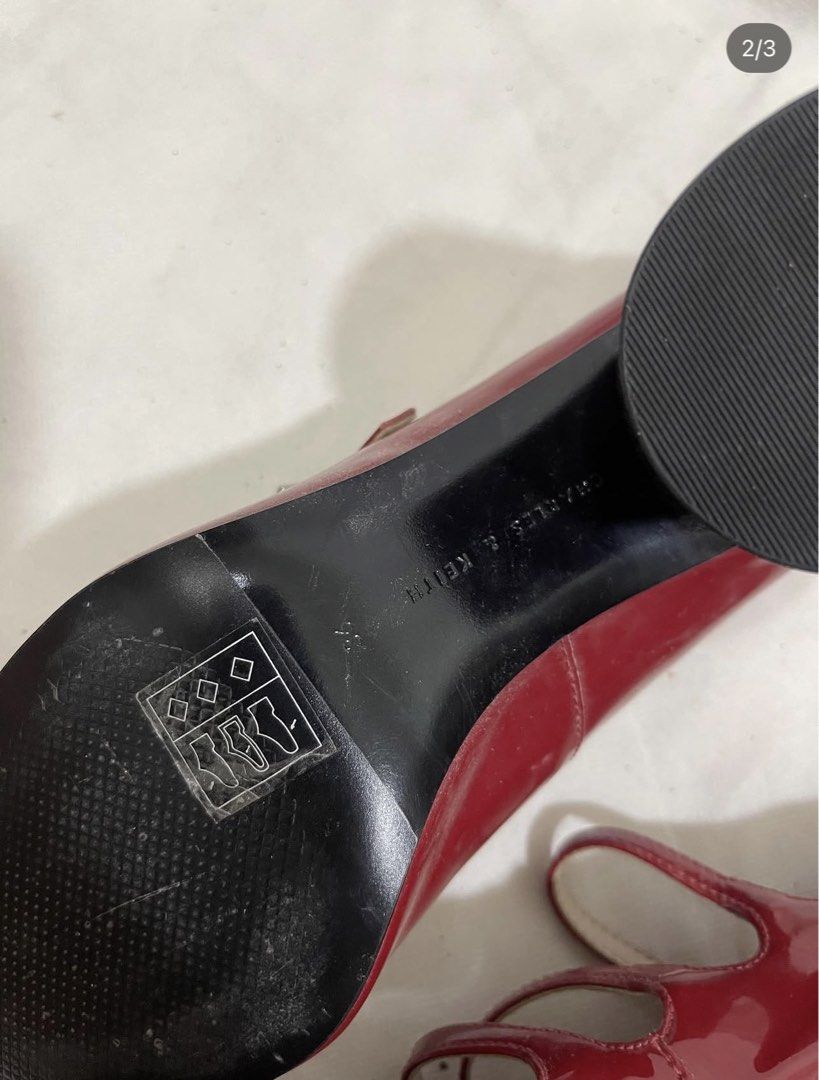 Charles and Keith red mary jane heels (Category: Heels) located in Tagum. Submitted by shopareui (Listing ID 1443832852, Image 2). Description: .