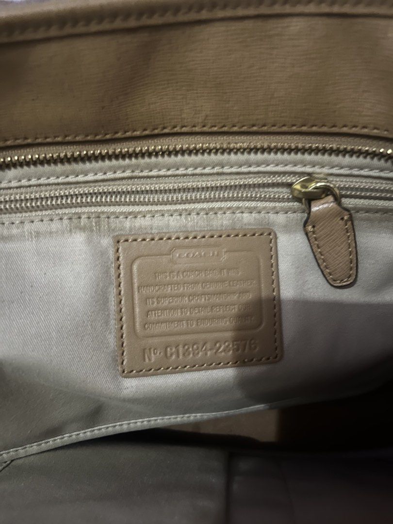 Coach Tote Bags Bundle (Category: Luxury Bags & Wallets) located in Santa Rosa. Submitted by mo0chimi (Listing ID 1443802744, Image 3). Description: - Two authentic Coach tote bags (YKK Zip, With Jelly Tag - Bags have flaws, please check photos for signs of wear on both bags.