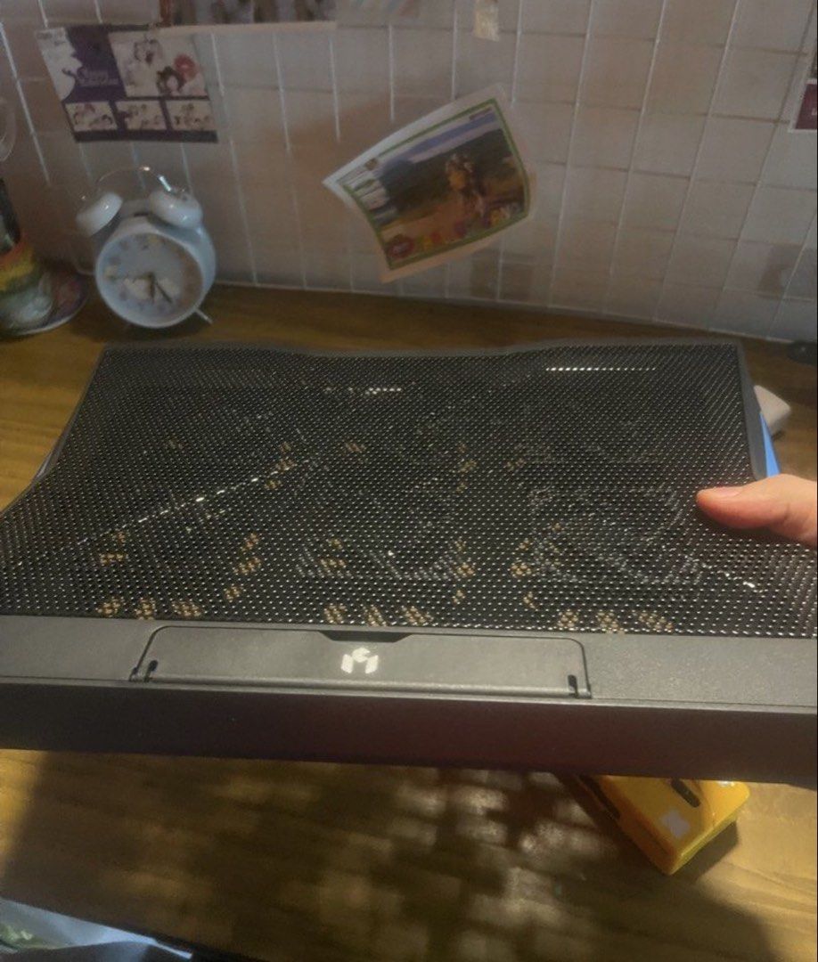Cooler Master Laptop Cooling Pad (Category: Other Accessories) located in Manila. Submitted by grandfish_588f03 (Listing ID 1443762487, Image 1). Description: - Cooler Master laptop cooling pad - Mesh surface for heat dissipation - Built-in fans to keep your laptop cool - Standard size, fits most laptops - Ideal for gaming and heavy workloads.