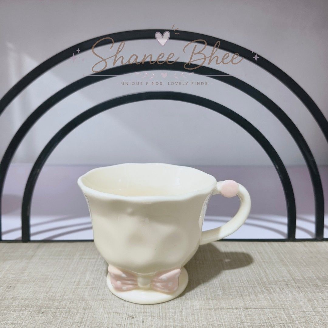 Cute Ceramic Mug Pink Bow 200 each (Category: Coffee & Tea Tableware) located in Bontoc. Submitted by shaneebhee (Listing ID 1443702411, Image 1). Description: Stock (2).