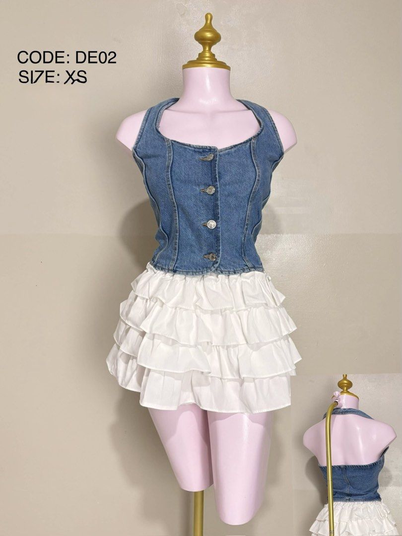 Denim Tops (Category: Sleeveless) located in Antipolo. Submitted by chaeramia (Listing ID 1443743574, Image 2). Description: .