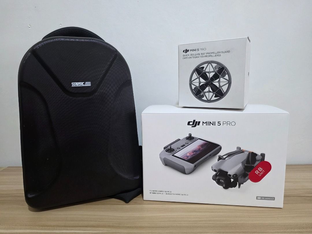 DJI Mini 5 Pro Fly More Combo RC2 Remote Complete with Freebies (Category: Drones) located in Cabuyao City. Submitted by anythingbutipod (Listing ID 1443723505, Image 1). Description: DJI Mini 5 Pro Complete Fly More Combo RC2 Remote Freebies: StartRC Waterproof Bag worth 2.8k+ DJI Mini Pro Propeller Guard Sunny Life Landing Gears Selling: 54999 only!!! Item Condition: 97/10 smoothness (almost new) Genuine RB unit from DJI official Store (with wa