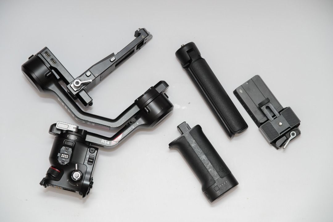 DJI RS4 Gimbal (Standard Kit) (Category: Gimbals & Stabilizers ) located in Bombon. Submitted by gvrgs (Listing ID 1443862715, Image 2). Description: DJI RS4 Gimbal Includes all Original: Main unit Battery grip Quick-release plate USB Type-C Charging Cord Box FREE: Generic Storage Case Selling for only Php 15,500. FIXED PRICE Issues: - Cosmetics, minor scratches due to usage. - Needs constant motor recalibration. Open for Meet up and LBC COP Ship