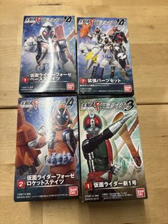 Kamen Rider Masked 幪面超人Faiz 555 Kaixa 凱撒2騎二騎盒蛋盒玩1/6