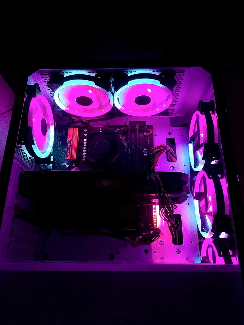 FOR SALE: Custom Desktop PC / Budget Gaming PC (Category: Desktops) located in Manila. Submitted by skyz0 (Listing ID 1443832199, Image 3). Description: Specs: * AMD Ryzen 3 3100 * Radeon RX 570 4GB * 8GB RAM * ASUS EX-A320M-GAMING motherboard * 223GB system drive + 1TB Seagate HDD * Windows 11 Pro installed * 64-bit system Good for office work, online classes, browsing, and light 1080p gaming such as Valorant, Dota 2, LoL, and GTA V. Desktop/sys