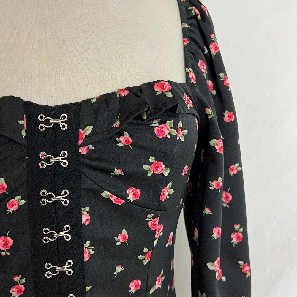 forever 21 rose print mini dress forever 21 rose print mini dress