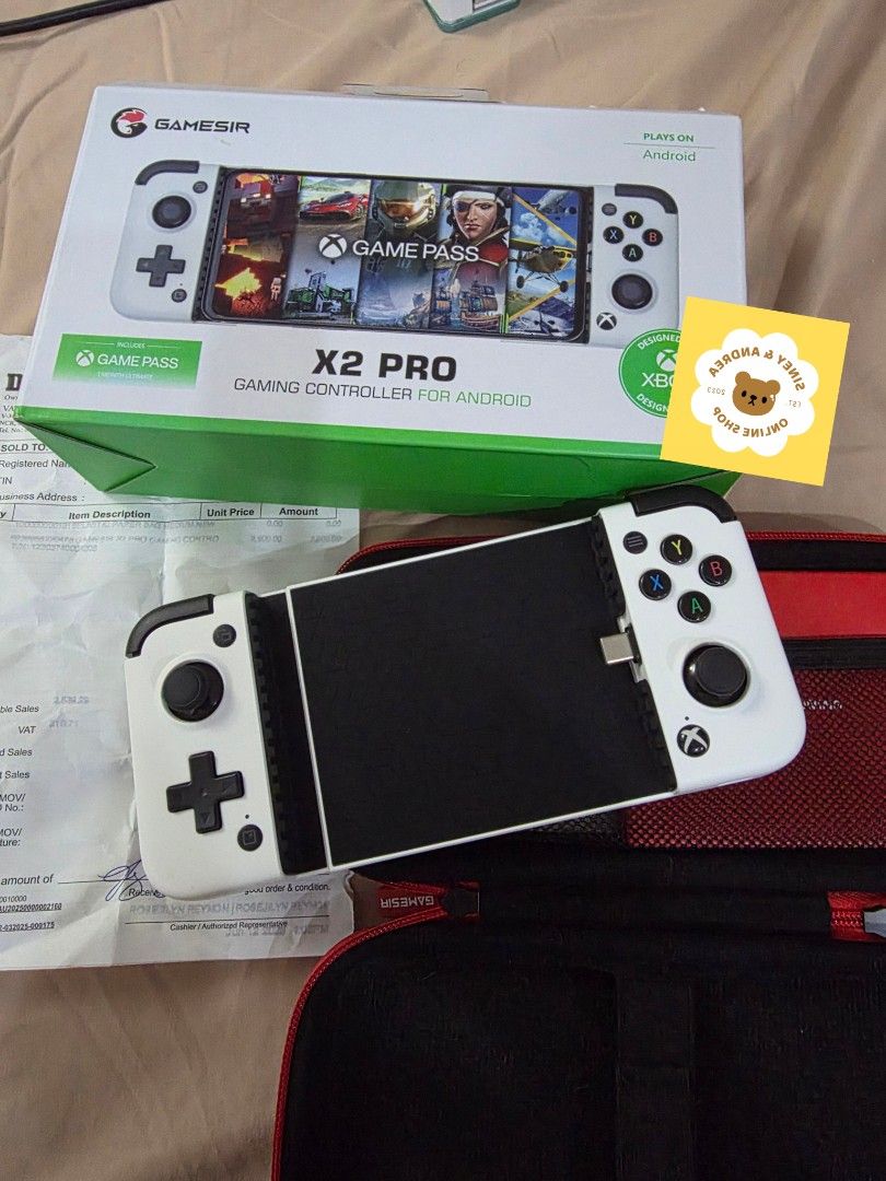 Gamesir X2 Pro Gaming Controller Android (W/ Receipt) Unused (Category: Controllers) located in Manila. Submitted by kamillez06 (Listing ID 1443873073, Image 3). Description: FOR SALE: Gamesir X2 Pro gaming controller for Android (RUSH) Open box lang. Complete with receipt All working Bought from Datablitz w/ warranty Not used. 2 days old palang. Compatible with all android devices Orig price: PHP 2995 Selling for: 2500 php RFS: Di rin nagamit ka