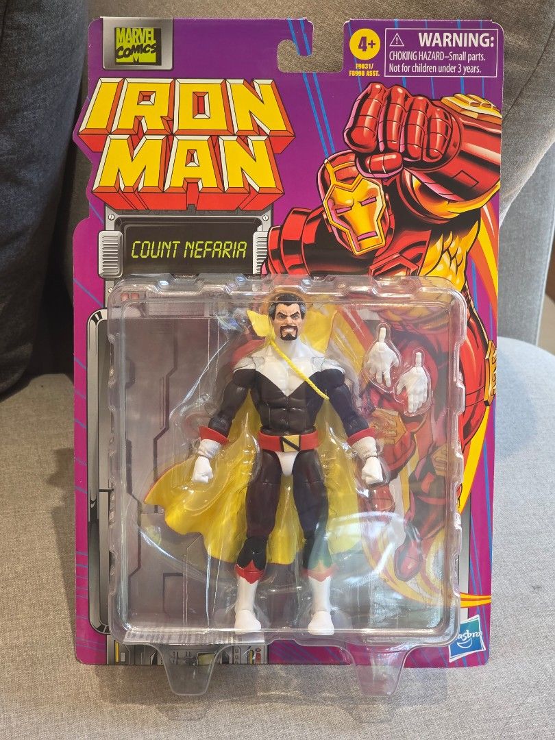 Hasbro Marvel Legends Iron Man Count Nefaria Action Figure (Category: Figurines & Statues) located in Quezon City. Submitted by watchesandthings (Listing ID 1443718845, Image 1). Description: - Marvel Legends Iron Man action figure - Character: Count Nefaria - Comes in original packaging - Ideal for any Marvel collector.