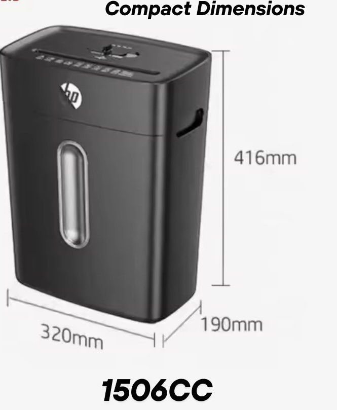 HP Paper Shredder483819161210081281