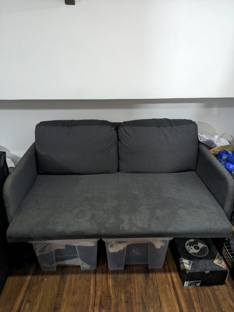 IKEA "GLOSTAD" LOVESEAT (Category: Sofas) located in Antipolo. Submitted by ceedelro4 (Listing ID 1443903284, Image 1). Description: IKEA "GLOSTAD" LOVESEAT 2-seater Just needs cleaning, marks are from wet and dry vacuum SRP IS 5,999 PESOS RFS: decluttering 📍Antipolo.