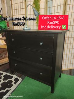 ikea hemnes 3 drawer dresser black brown New and used Hemnes-3-drawer-dresser-black-brown for sale brown finish Red Ikea HEMNES 3 drawer