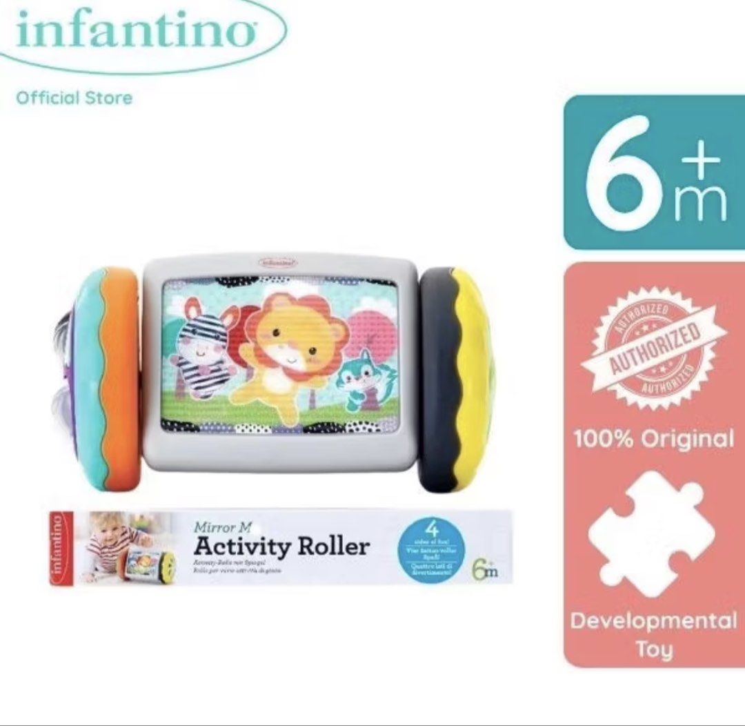 Infantino Mirror Activity Roller Developmental Toy 6m+ (Category: Infant Playtime) located in San Juan City. Submitted by sssyp (Listing ID 1443741212, Image 1). Description: Well used but still in good condition. No flaw.