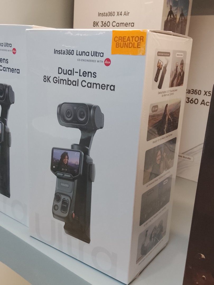 Insta360 Luna Ultra (Category: Cameras) located in Manila. Submitted by altituderobmanila (Listing ID 1443753130, Image 1). Description: Creator Bundle.