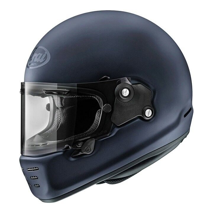 JAPAN - Arai RAPIDE-NEO Full-Face Helmet, Classic Blue [54CM] (Category: Motorcycle Apparel) located in Singapore. Submitted by mnthaqif (Listing ID 1443849967, Image 1). Description: SHIPPED DIRECTLY FROM JAPAN FOR ALL ARIA HELMET. Size:54cm [ CLASSIC BLUE] Specification Model Name: RAPIDE-NEO Shell: PB-cLc2 (Peripherally Belted Complex Laminate Construction Square) Standards: Snell, JIS Shield System: VAS-VC Shield System Shield: VAS-V Post Shi