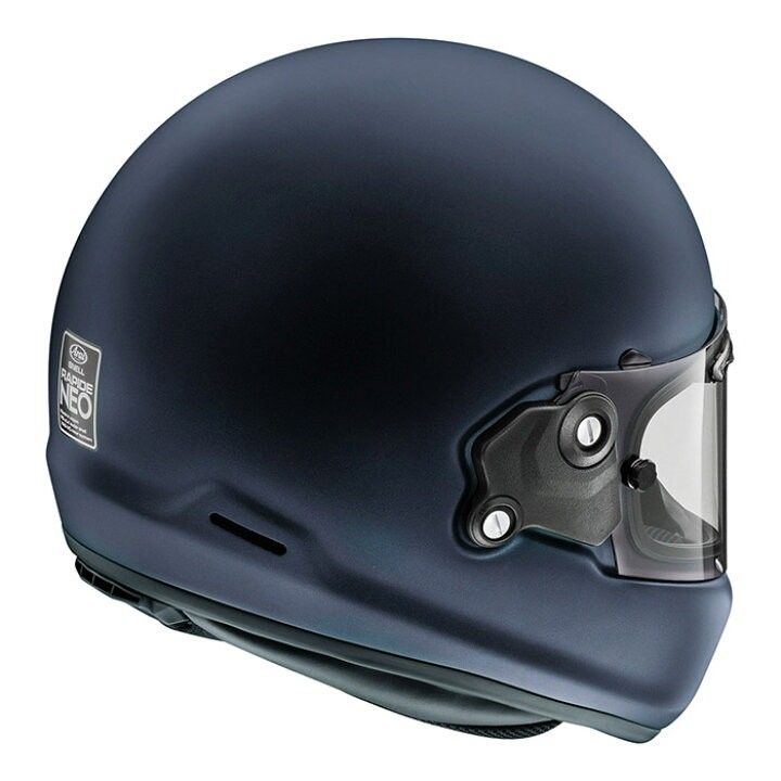 JAPAN - Arai RAPIDE-NEO Full-Face Helmet, Classic Blue [54CM] (Category: Motorcycle Apparel) located in Singapore. Submitted by mnthaqif (Listing ID 1443849967, Image 2). Description: SHIPPED DIRECTLY FROM JAPAN FOR ALL ARIA HELMET. Size:54cm [ CLASSIC BLUE] Specification Model Name: RAPIDE-NEO Shell: PB-cLc2 (Peripherally Belted Complex Laminate Construction Square) Standards: Snell, JIS Shield System: VAS-VC Shield System Shield: VAS-V Post Shi